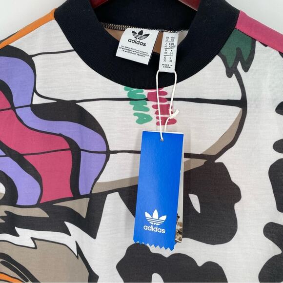 Adidas originals graffiti beach tee size XS NWT - Picture 4 of 8